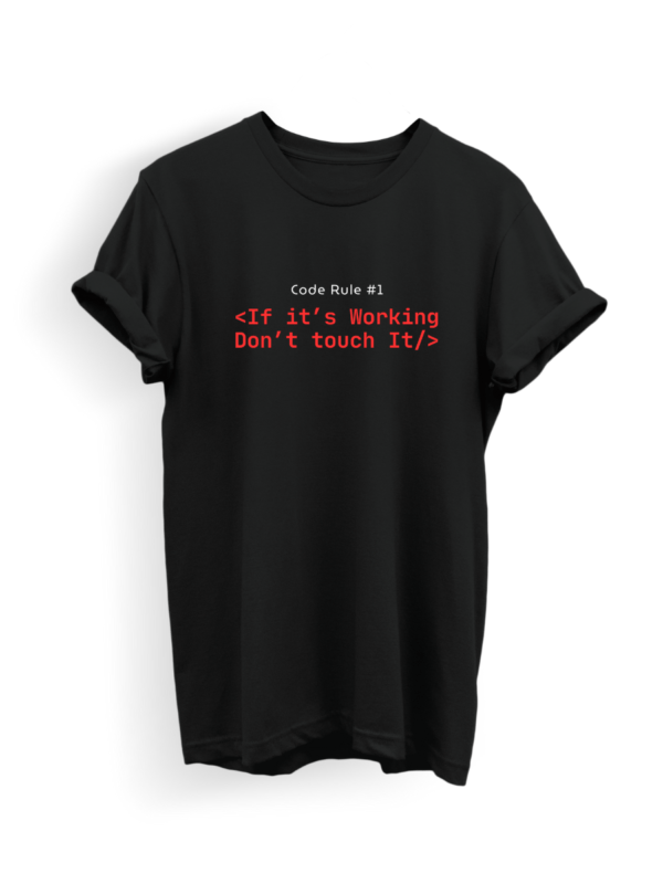Code Rule #1 | Coding Tshirt