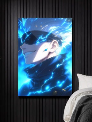 Gojo Satoru | Jujutsu Kaisen Metallic Poster | Limitless Poster for Room,
