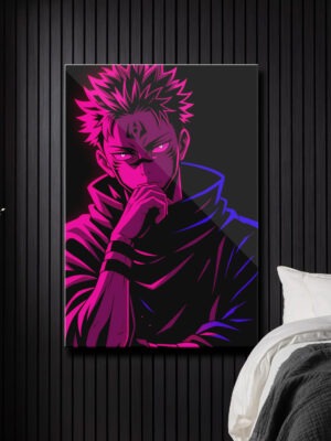 Ryomen Sukuna | Jujutsu Kaisen Metallic Poster | King of Curses Poster for Room