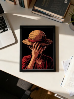 Luffy | One Piece Anime Wall Poster | Pirate King Poster for Bedroom