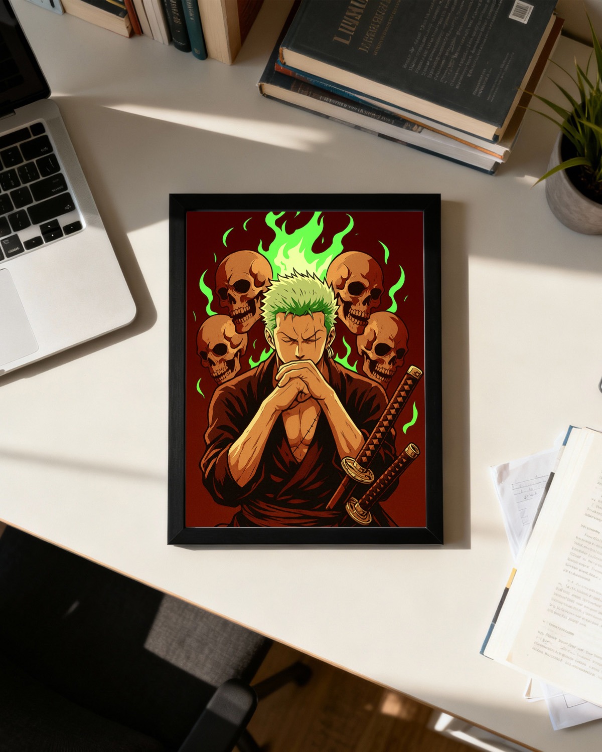 Roronoa Zoro | One Piece Anime Wall Poster | Swordsman Poster for Bedroom
