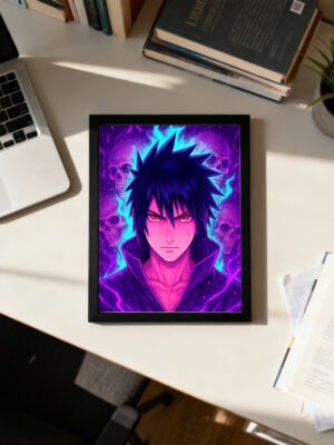Sasuke Uchiha | Naruto Anime Wall Poster | Shinobi Poster for Bedroom