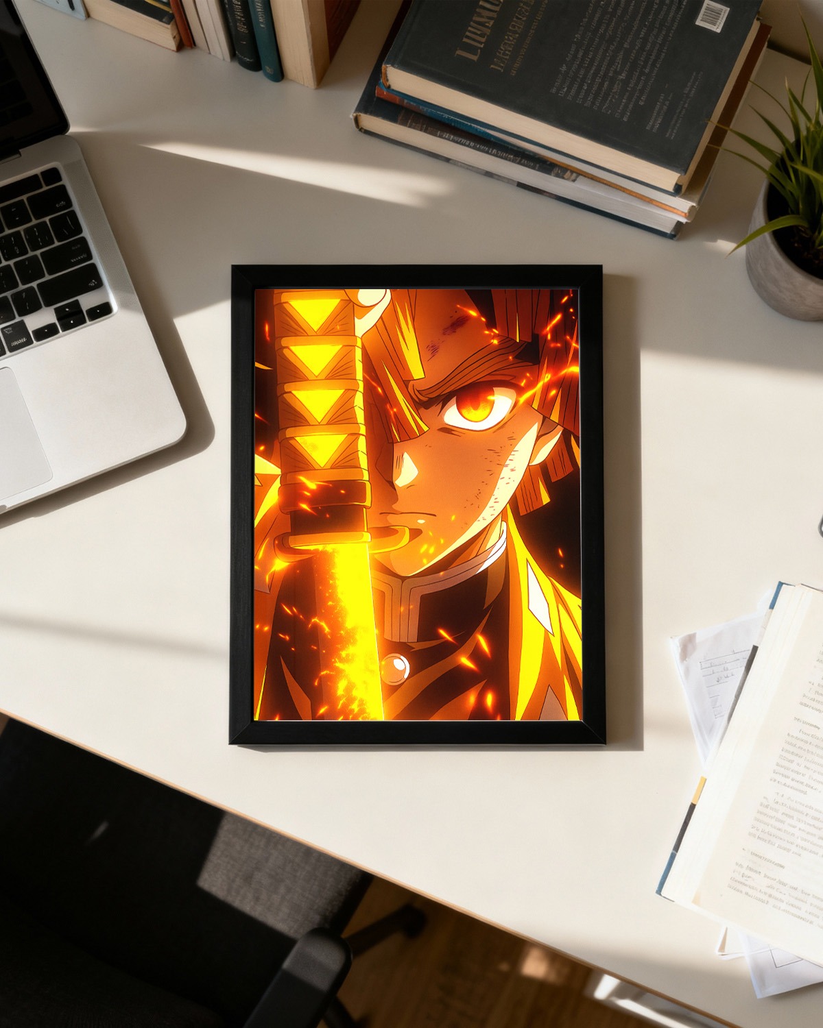 Zenitsu Agatsuma | Demon Slayer Wall Poster | Thunder Breathing Poster for Room