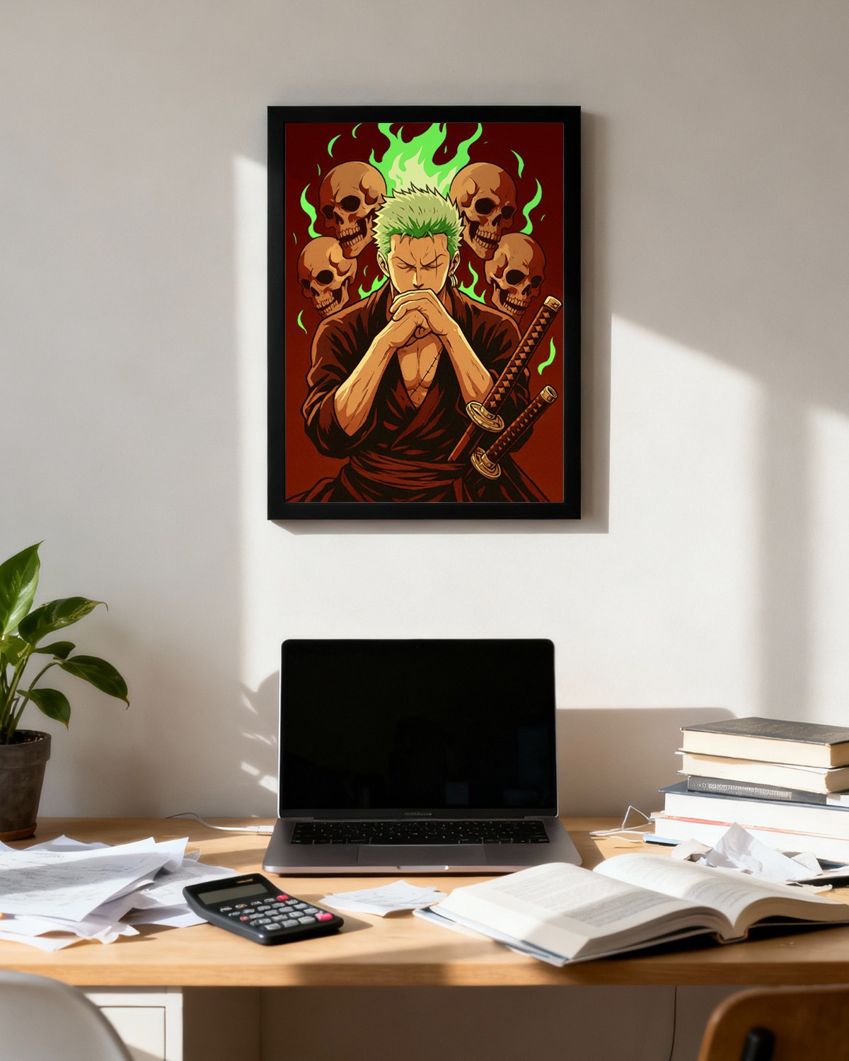 Roronoa Zoro | One Piece Anime Wall Poster | Swordsman Poster for Bedroom - Image 2