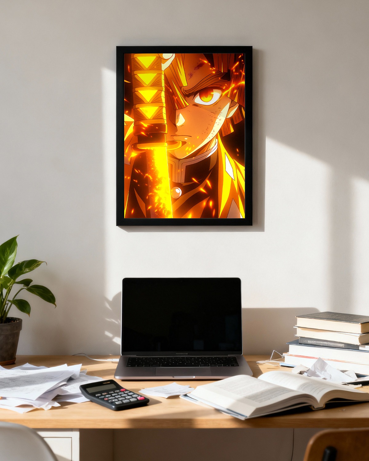 Zenitsu Agatsuma | Demon Slayer Wall Poster | Thunder Breathing Poster for Room - Image 2
