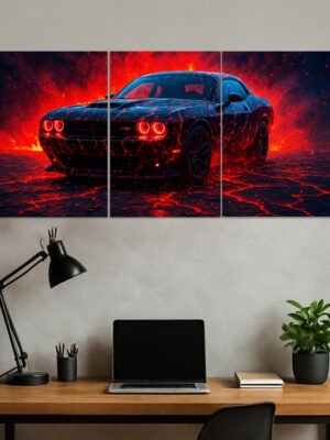 Dodge Challenger | Muscle Car Wall Poster